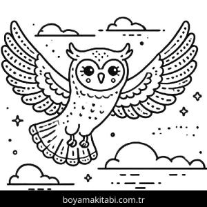 Baykuş boyama sayfası 50878,  coloring page, 