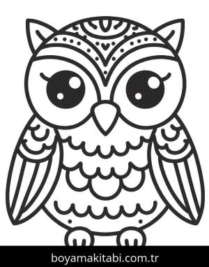 Baykuş boyama sayfası 50916,  coloring page, 