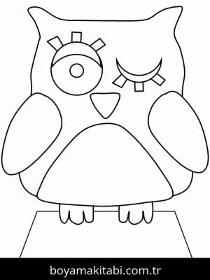 Baykuş boyama sayfası 50890,  coloring page, 