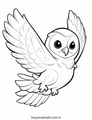 Baykuş Boyama