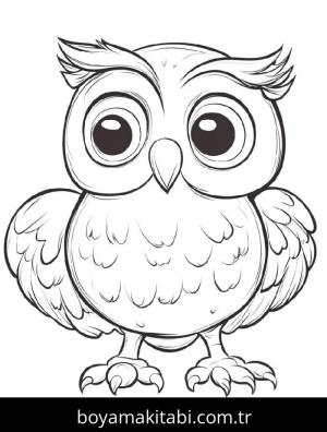 Baykuş boyama sayfası 50885,  coloring page, 