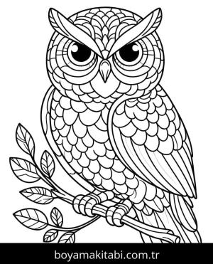 Baykuş boyama sayfası 50912,  coloring page, 