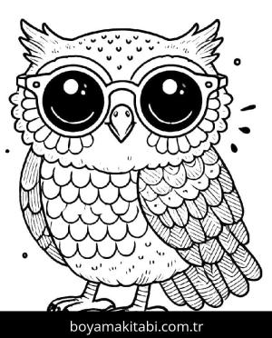Baykuş boyama sayfası 50902,  coloring page, 