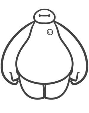 Baymax boyama sayfası,  coloring page, Baymax eğlencesi, 