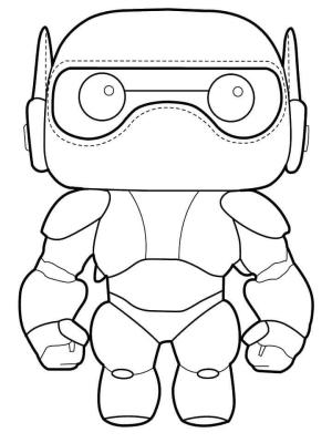 Baymax boyama sayfası,  coloring page, Baymax Blindado Chibi, 