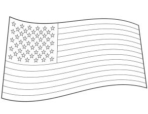 Bayrak boyama sayfası,  coloring page, Amerikan Bayrağı, 