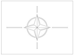 Bayrak boyama sayfası,  coloring page, NATO Bayrağı, 