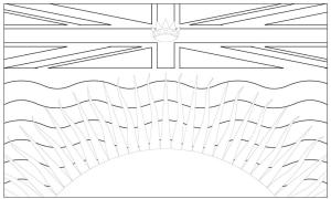 Bayrak boyama sayfası,  coloring page, Britanya Kolumbiyası Bayrağı, 