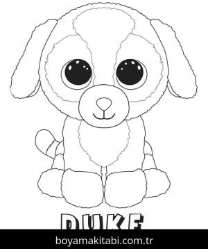 Beanie Boo boyama sayfası – eğlenceli etkinlik, el becerilerini geliştirir