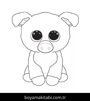 Beanie Boo boyama sayfası – ücretsiz yazdır, boyama etkinliği