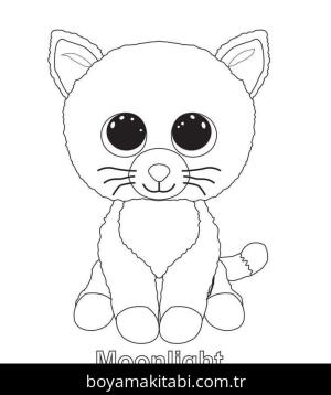 Beanie Boo boyama sayfası – yaratıcılık, eğlenceli etkinlik