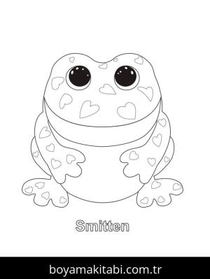 Beanie Boo boyama sayfası – eğitici aktivite, yaratıcılık