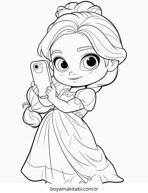 Bebek Prenses Boyama