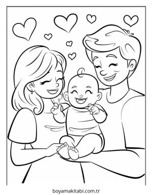 Bebek boyama sayfası – ücretsiz yazdır, boyama etkinliği