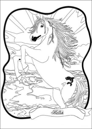 Bella Sara boyama sayfası,  coloring page, Inanılmaz Bella, 