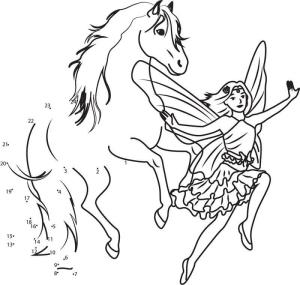 Bella Sara boyama sayfası,  coloring page, Bella Sara Noktadan Puana, 