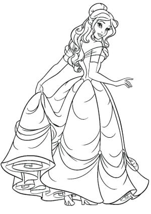 Belle boyama sayfası,  coloring page, İyi Belle, 