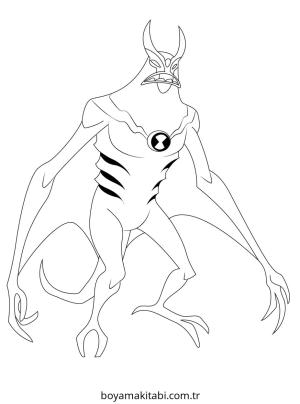 Ben 10 boyama sayfası – yaratıcılığı geliştirir, keyifli zaman