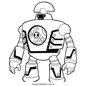 Ben 10 boyama sayfası – boyama çalışması, yaratıcılığı geliştirir
