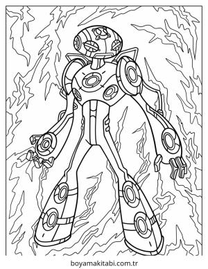 Ben 10 boyama sayfası – yaratıcılık, eğlenceli etkinlik