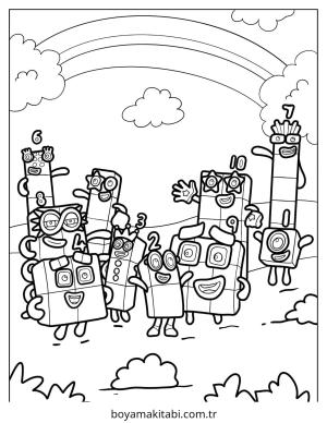 Ben 10 boyama sayfası – basit çizim, kolay boyama