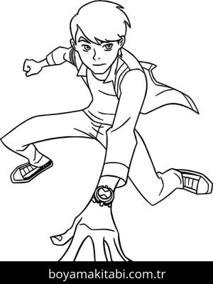 Ben 10 boyama sayfası 52988,  coloring page, 