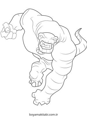 Ben 10 boyama sayfası – keyifli zaman, renkli çizimler