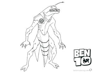 Ben 10 boyama sayfası,  coloring page, Ripjaw’lar, 