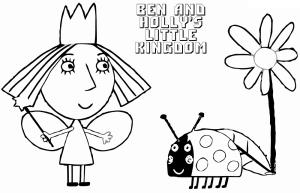 Ben Ve Holly’nin Küçük Krallığı boyama sayfası,  coloring page, Holly ve Gaston, 