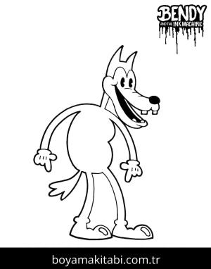 Bendy boyama sayfası – okul öncesi, evde etkinlik