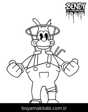 Bendy boyama sayfası – yaratıcılığı geliştirir, keyifli zaman