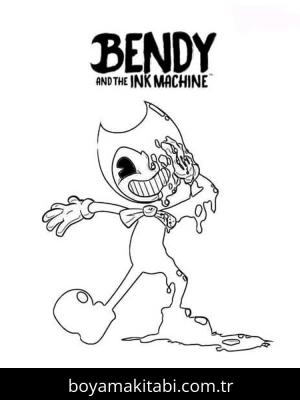 Bendy boyama sayfası – okul öncesi, evde etkinlik