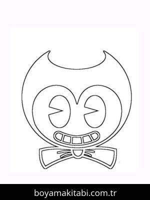 Bendy boyama sayfası – sanatsal çalışma, çocuklar için