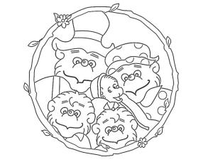 Berenstain Ayıları boyama sayfası,  coloring page, Berenstain Ayıları, 