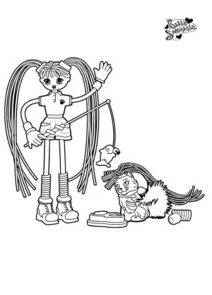 Betty Spaghetty boyama sayfası,  coloring page, Sevimli Betty Spaghetty, 