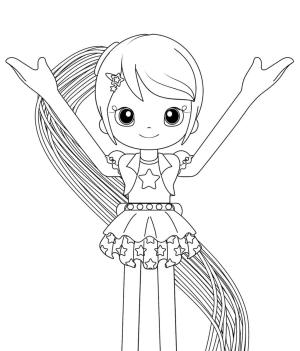 Betty Spaghetty boyama sayfası,  coloring page, Güzel Betty Spaghetty resmi, 