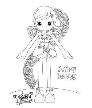 Betty Spaghetty boyama sayfası,  coloring page, Peri Betty Spaghetty, 