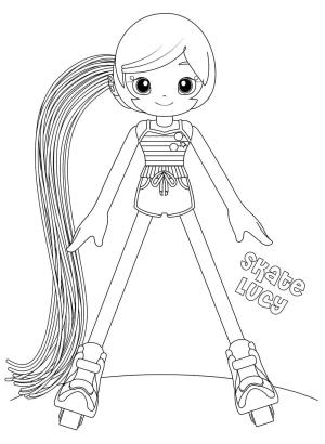 Betty Spaghetty boyama sayfası,  coloring page, Betty Spaghetty Kaykay Lucy, 