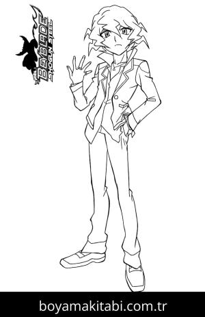 Beyblade boyama sayfası – çocuk aktivitesi, PDF indir