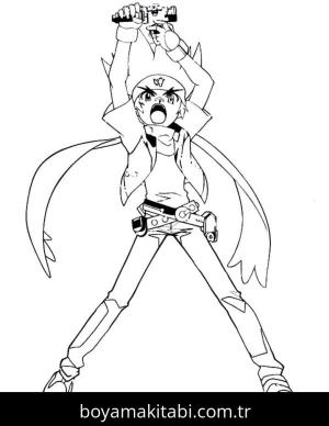 Beyblade boyama sayfası – eğitici aktivite, yaratıcılık