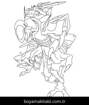 Beyblade boyama sayfası – yaratıcılık, eğlenceli etkinlik