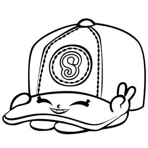 Beyzbol boyama sayfası, Baseball coloring page, Gülümseyen Beyzbol Şapkası, 