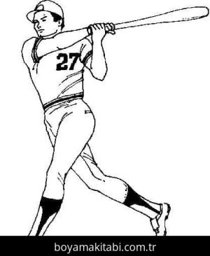 Beyzbol boyama sayfası 53105, Baseball coloring page, 