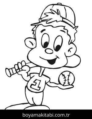 Beyzbol boyama sayfası 53096, Baseball coloring page, 
