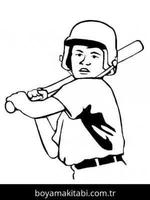 Beyzbol boyama sayfası 53084, Baseball coloring page, 