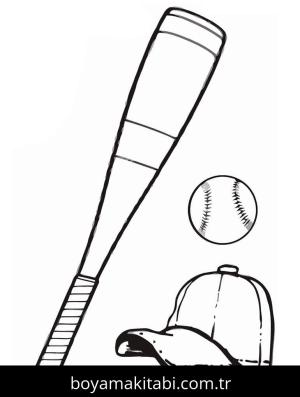 Beyzbol boyama sayfası 53102, Baseball coloring page, 