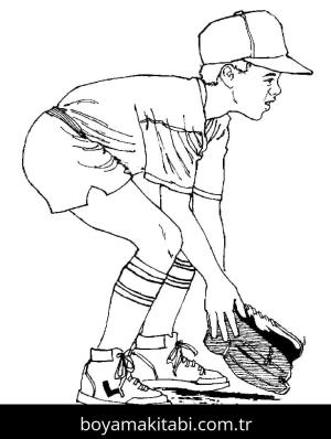 Beyzbol boyama sayfası 53094, Baseball coloring page, 