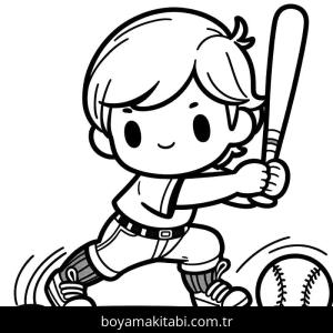 Beyzbol boyama sayfası 53087, Baseball coloring page, 
