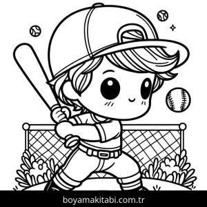 Beyzbol boyama sayfası 53097, Baseball coloring page, 