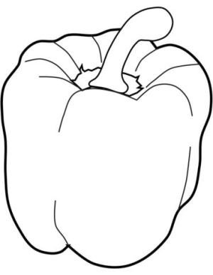 Biber boyama sayfası,  coloring page, Temel Biber, 